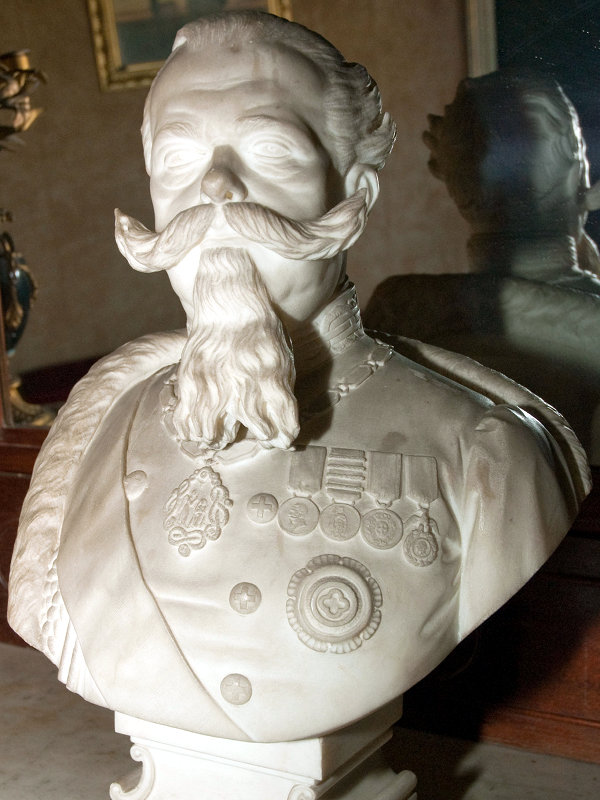 Vittorio Emanuele II, about 1870, marble